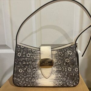 Coach Monochrome Patterned Shoulder Bag